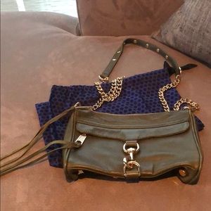 Rebecca Minkoff Mini MAC Bag In Hunter Green